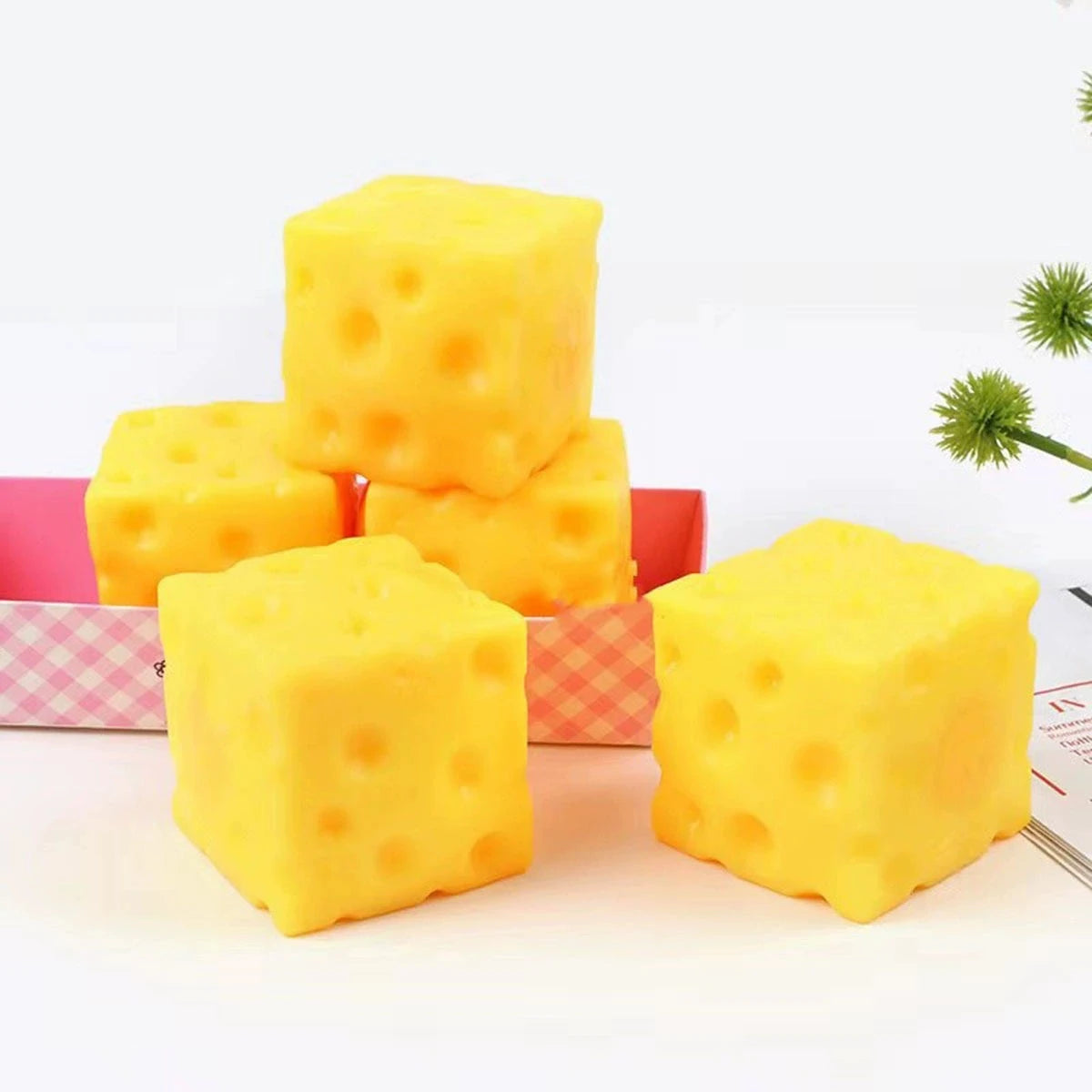 The Viral ASMR Squishy Cheese Block.